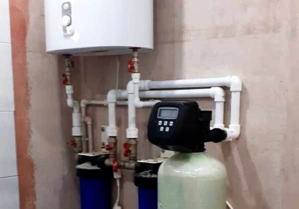 Установка системы очистки воды для частного дома
